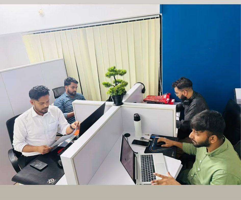 Team member at work